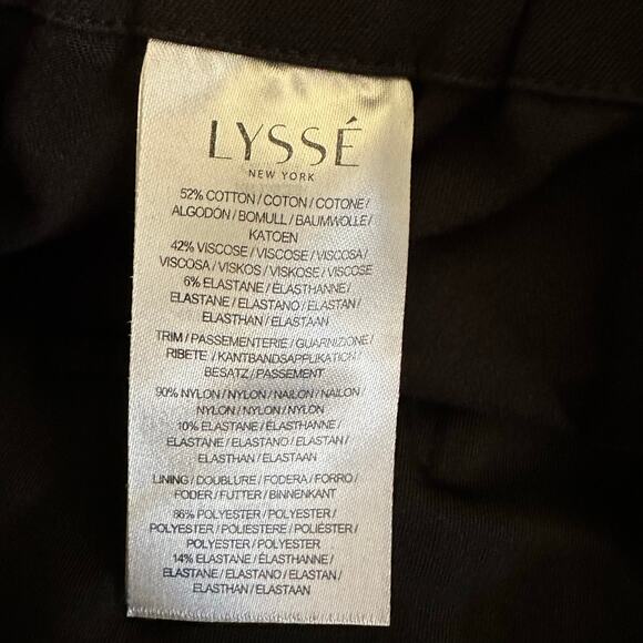 Lysse New York Black Smoothing Waistband Chino Shorts Size XS - NWT MSRP $82 - Picture 6 of 7